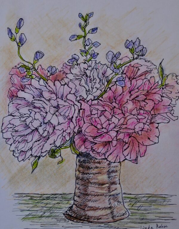 Peonies and Blue Indigo (2010)